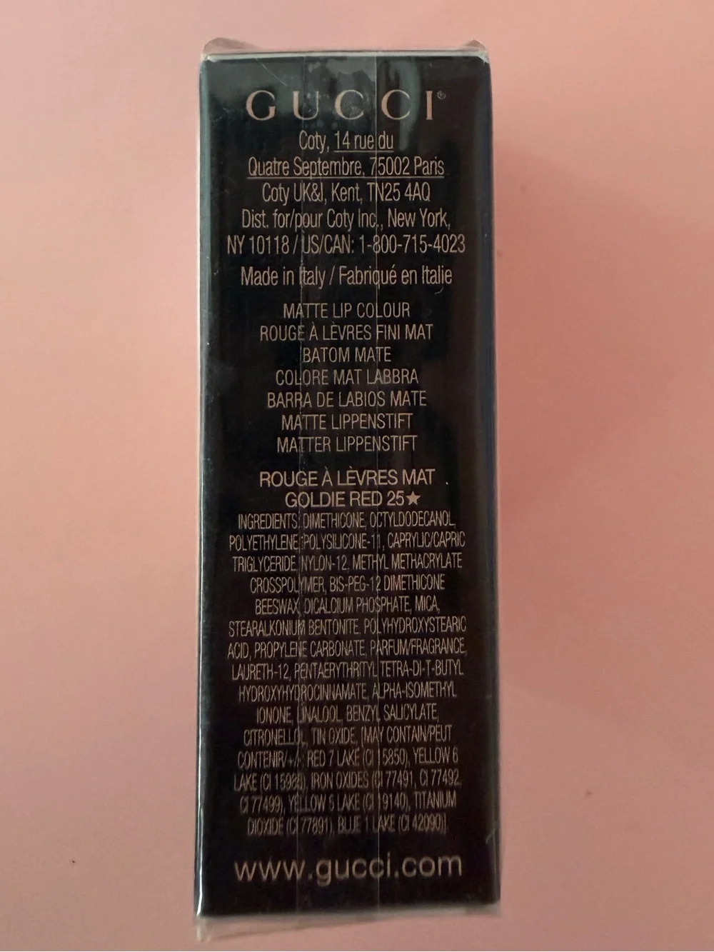 Gucci Mini Lipstick Trio Set NEW Sealed